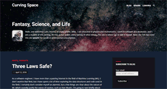 Desktop Screenshot of curvingspace.com